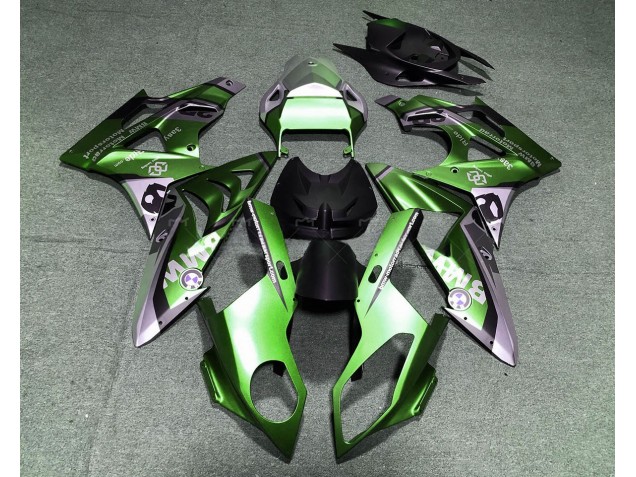 Alien Blue and White 2009-2014 S1000RR Motorcycle Fairings