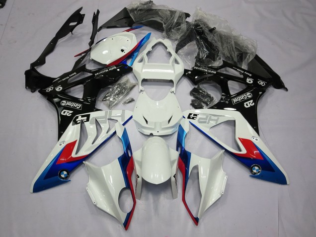 Alien Blue and White 2009-2014 S1000RR Motorcycle Fairings