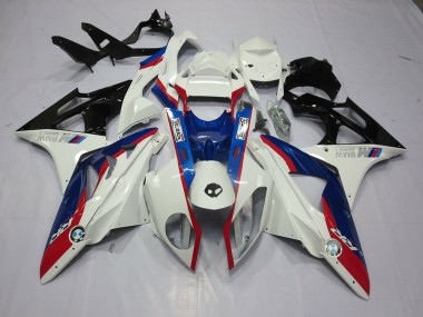 Alien Blue and White 2009-2014 S1000RR Motorcycle Fairings