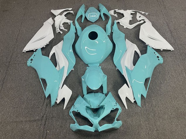 Aqua 2019-2023 ZX6R Motorcycle Fairings