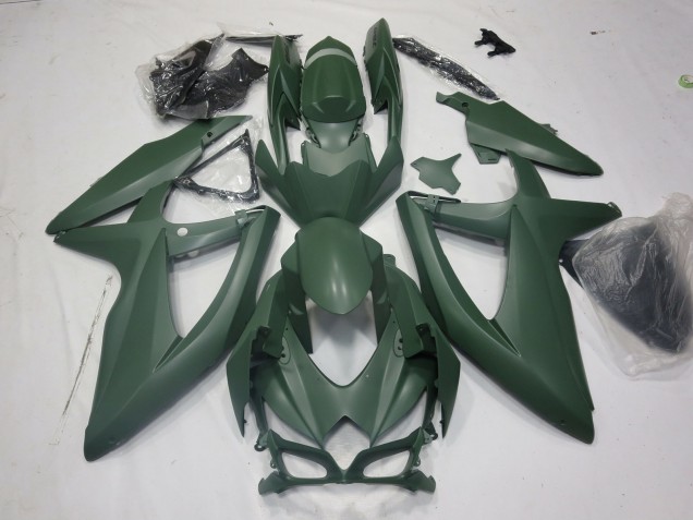 Army Green 2008-2010 GSXR 600-750 Motorcycle Fairings