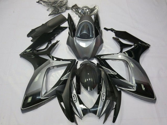 Black Grey Special 2006-2007 GSXR 600-750 Motorcycle Fairings Black Grey Special 2006-2007 GSXR 600-750 Motorcycle Fairings