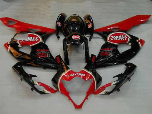 Black Lucky Strike 2005-2006 GSXR 1000 Motorcycle Fairings Black Lucky Strike 2005-2006 GSXR 1000 Motorcycle Fairings