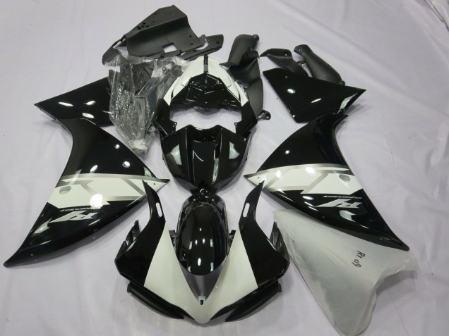 Black Silver White 2012-2014 R1 Motorcycle Fairings