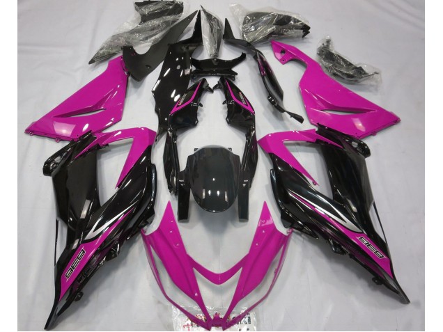 Black and Pink 2013-2018 ZX6R Motorcycle Fairings