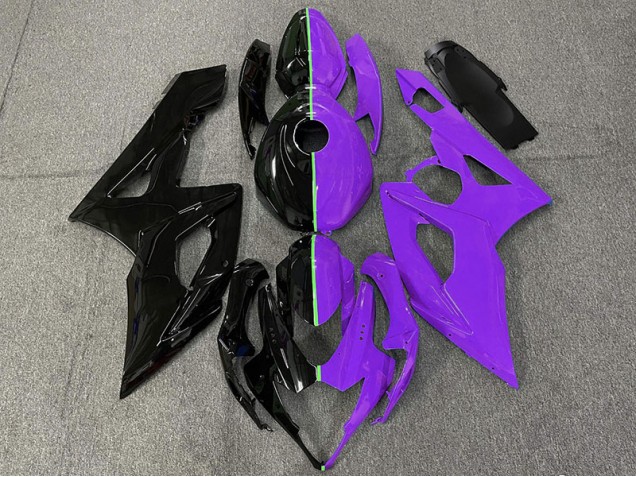 Black and Purple 2005-2006 GSXR 1000 Motorcycle Fairings Black and Purple 2005-2006 GSXR 1000 Motorcycle Fairings