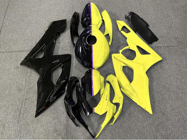 Black and Yellow 2005-2006 GSXR 1000 Motorcycle Fairings