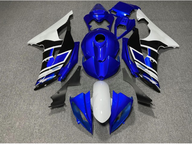Blue Black and White OEM Style 2008-2016 R6 Motorcycle Fairings