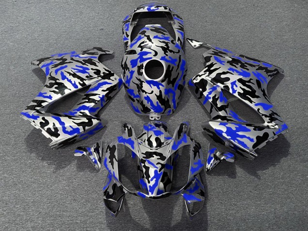 Blue Camo 2002-2012 VFR800 Motorcycle Fairings