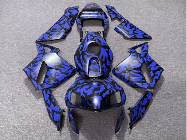 Blue Camo 2003-2004 CBR600RR Motorcycle Fairings