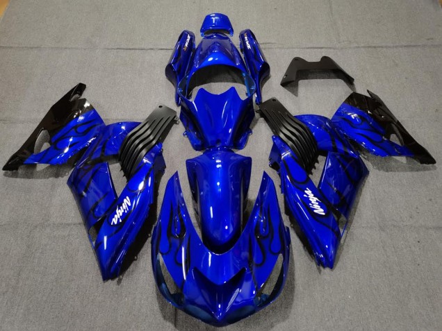 Blue Gloss 2006-2011 ZX14R Motorcycle Fairings