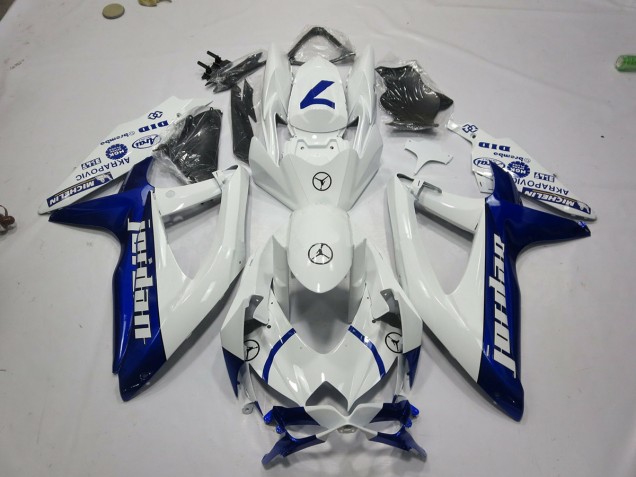 Blue Jordan 2008-2010 GSXR 600-750 Motorcycle Fairings