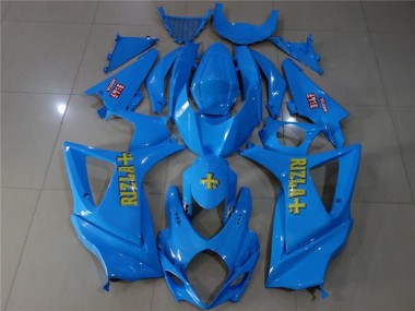 Blue Rizzla 07-08 2007-2008 GSXR 1000 Motorcycle Fairings