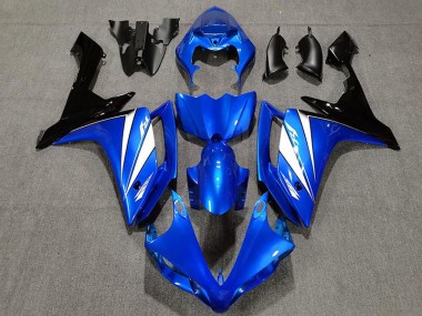 Blue White and Black 2007-2008 R1 Motorcycle Fairings