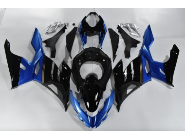 Blue and Black 2018-2023 Ninja 400 Motorcycle Fairings