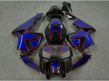 Blue and Red Turtle 2005-2006 CBR600RR Motorcycle Fairings