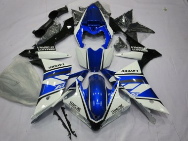 Blue and White 2007-2008 R1 Motorcycle Fairings