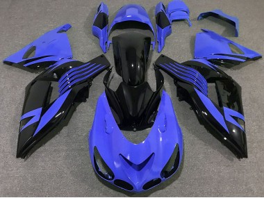 Bright Blue 2006-2011 ZX14R Motorcycle Fairings
