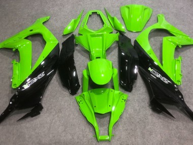 Bright Green & Green R 2016-2019 ZX10R Motorcycle Fairings