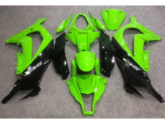 Bright Green & Green R 2016-2019 ZX10R Motorcycle Fairings
