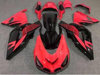 Bright Red 2006-2011 ZX14R Motorcycle Fairings