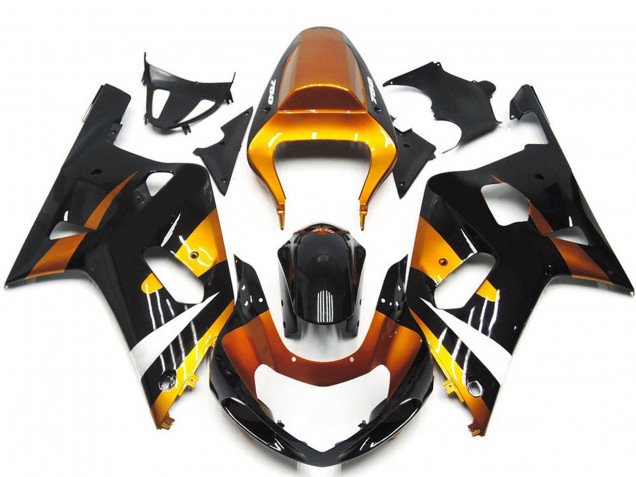 Bronze and Black OEM Style 2001-2003 GSXR 600-750 Motorcycle Fairings