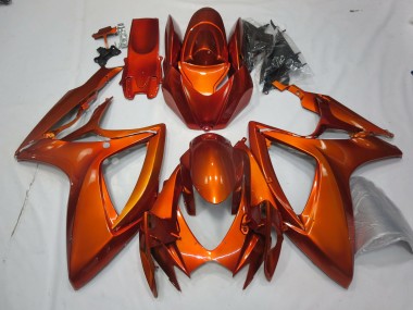 Burnt Orange 2006-2007 GSXR 600-750 Motorcycle Fairings