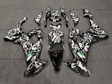 Camo and Green Logo 2008-2010 ZX10R Motorcycle Fairings