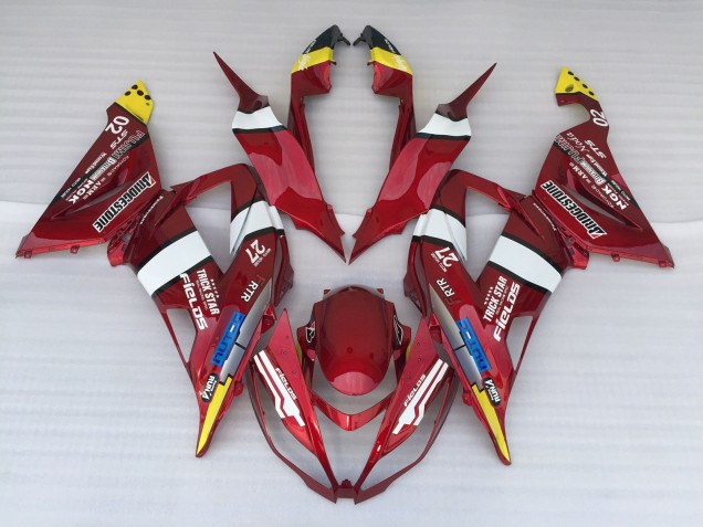 Candy Apple 2013-2018 ZX6R Motorcycle Fairings