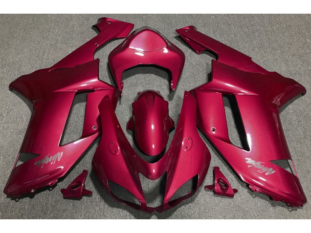 Candy Red 2007-2008 ZX6R Motorcycle Fairings