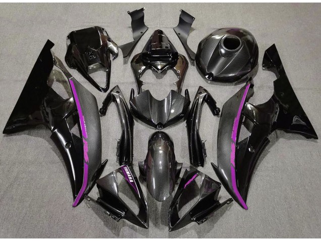 Carbon Fiber & Pink 2008-2016 R6 Motorcycle Fairings