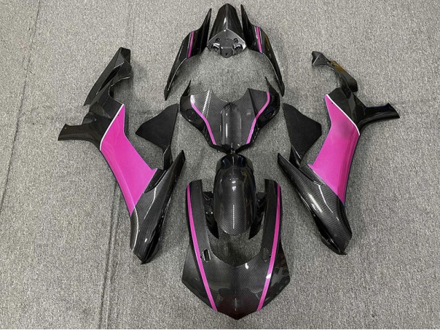 Carbon Fiber & Pink 2015-2019 R1 Motorcycle Fairings