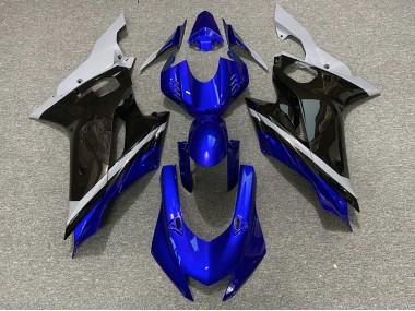 Cement Black and Blue 2017-2021 R6 Motorcycle Fairings