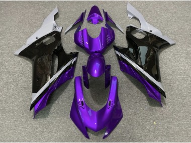 Cement Black and Purple 2017-2021 R6 Motorcycle Fairings