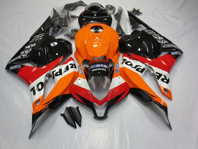 Classic Repsol Style 2009-2012 CBR600RR Motorcycle Fairings