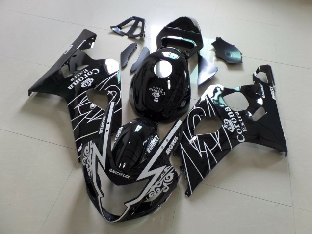 Corona Black 2004-2005 GSXR 600-750 Motorcycle Fairings