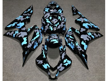 Custom Camo Blue 2007-2008 CBR600RR Motorcycle Fairings