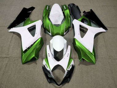 Custom Design Green 2007-2008 GSXR 1000 Motorcycle Fairings