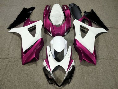 Custom Design Pink 2007-2008 GSXR 1000 Motorcycle Fairings