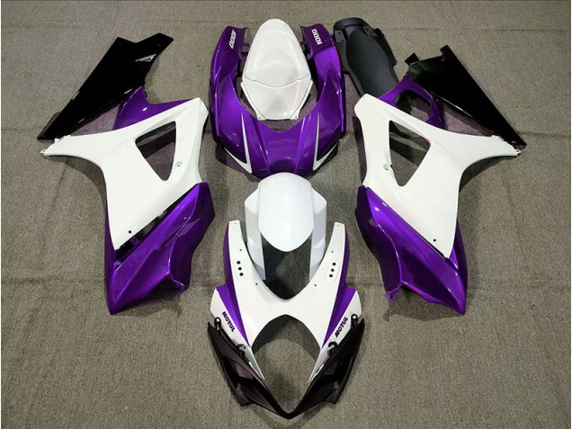 Custom Design Purple 2007-2008 GSXR 1000 Motorcycle Fairings