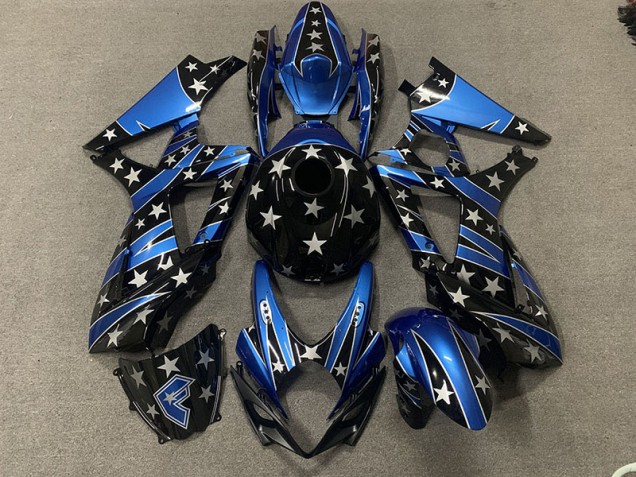 Custom Pearl Star Style 2007-2008 GSXR 1000 Motorcycle Fairings