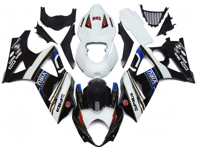 Custom VIRU Style 2007-2008 GSXR 1000 Motorcycle Fairings