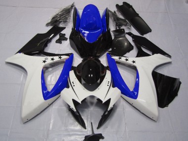 Dark Blue Star 2006-2007 GSXR 600-750 Motorcycle Fairings