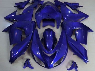 Deep Blue Plain 2006-2007 ZX10R Motorcycle Fairings