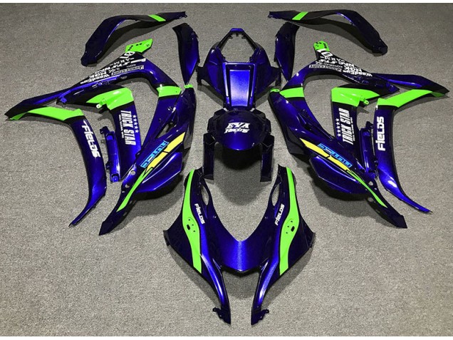 Deep Blue Trickstar 2016-2019 ZX10R Motorcycle Fairings