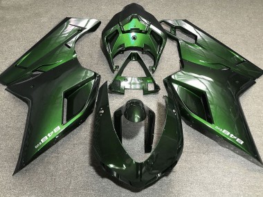 Deep Green 2007-2014 Ducati 848 1098 1198 Motorcycle Fairings