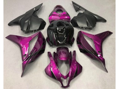 Deep Pink with Black 2009-2012 CBR600RR Motorcycle Fairings