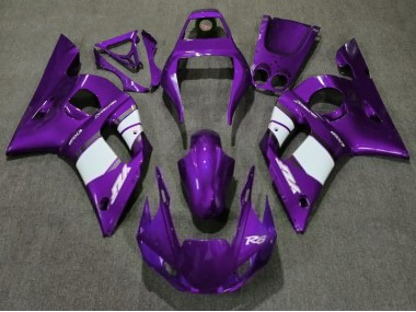 Deep Purple & White 1998-2002 R6 Motorcycle Fairings