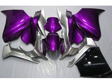 Deep Purple and Silver 2010-2013 VFR1200 Motorcycle Fairings
