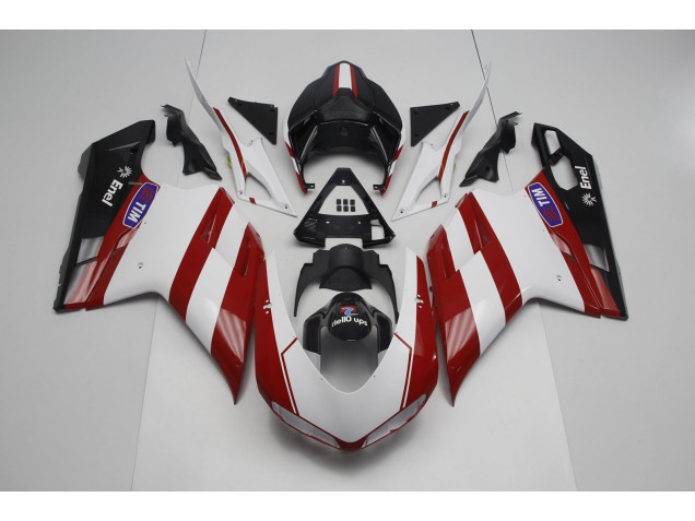 Deep Red 2007-2014 Ducati 848 1098 1198 Motorcycle Fairings
